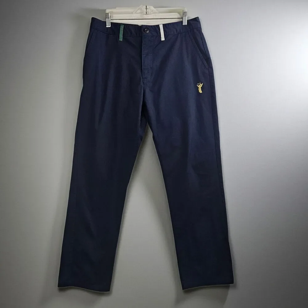 NIKE SB Prep Angel Chino Navy Prep Pants 34X30 Flat Front